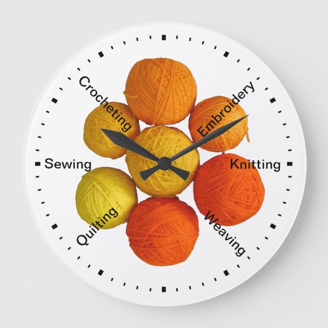 Horloge - Boules en fibre (Recto)