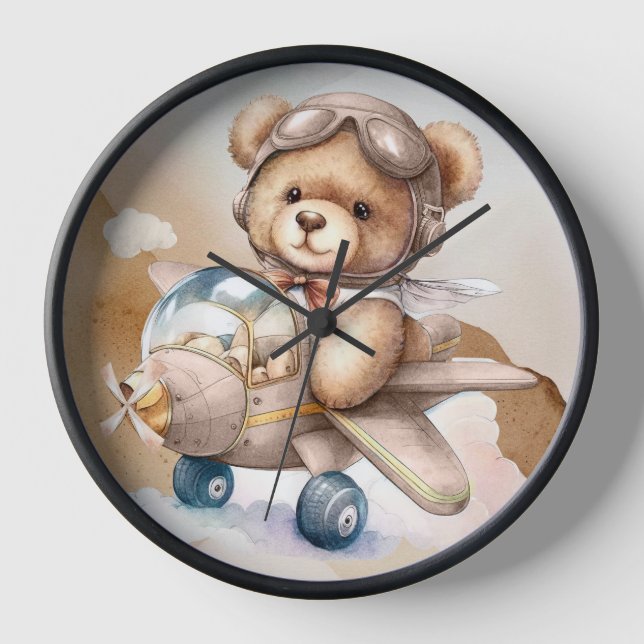 Horloge Brown en peluche (Recto)