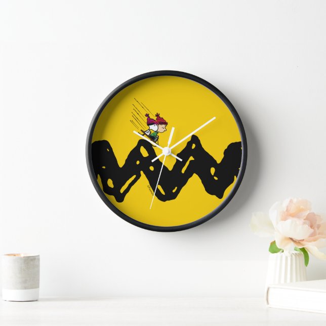 Horloge cacahuètes | Snoopy & Linus Sled Ride (Maison)