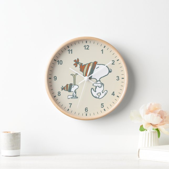 Horloge cacahuètes | Snoopy & Woodstock Ski Trip (Maison)
