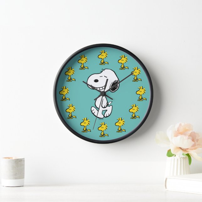 Horloge cacahuètes | Snoopy & Woodstock Together (Maison)