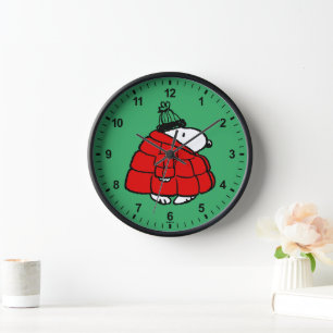 Horloge cacahuètes Veste Snoopy Red Puffer