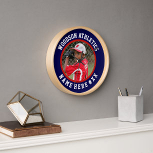 Horloge Cadeau d'équipe sportive personnalisé pour entraîn