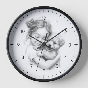 Horloge Cadeaux élégants pour baby shower élégante future