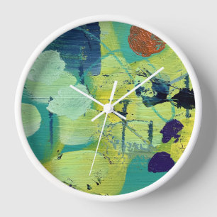 Horloge Cadran mural dans une prairie ouverte/Design de po