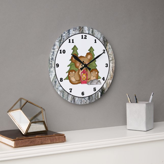 Horloge Camping Ours (Bureau)