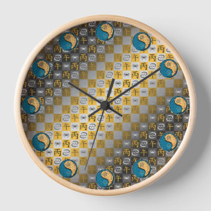 Horloge Cancer & Cheval de Feu