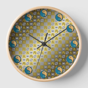Horloge Cancer & Dragon de Feu