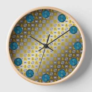 Horloge Cancer & Dragon d'eau