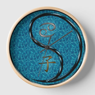 Horloge Cancer & Rat d'eau