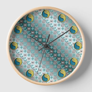 Horloge Cancer & Serpent de Métal