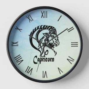 Horloge Capricorne Zodiac Misty w chiffres romains