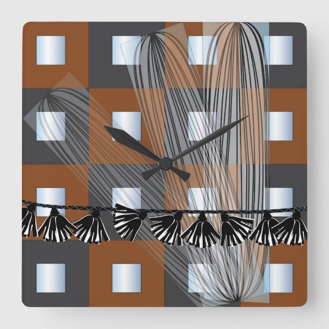 Horloge Carré Ikea Mirrors (Recto)