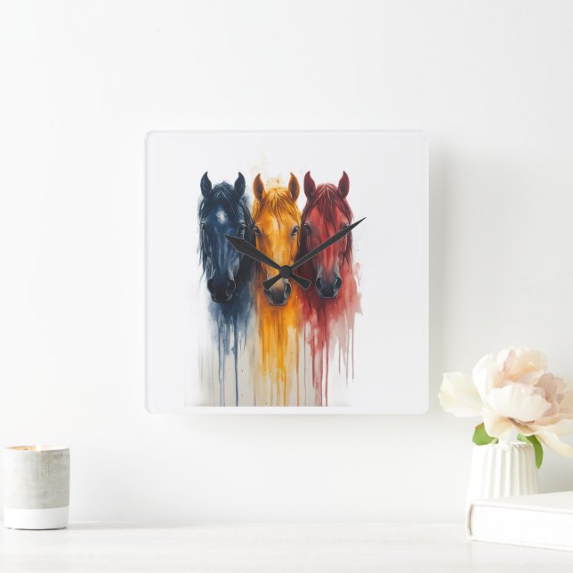 HORLOGE CARRÉE . (Maison)