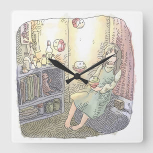 HORLOGE CARRÉE さ な く じ ご 薄 暗 い   