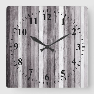 Horloge Carrée 10 Look de Vintage Colors