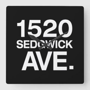 HORLOGE CARRÉE 1520 SEDGWICK AVE.