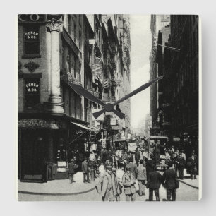 Horloge Carrée 1905, rue Nassau, New York