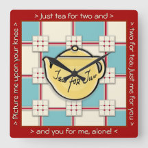 1940 Motif de cuisine avec théière jaune