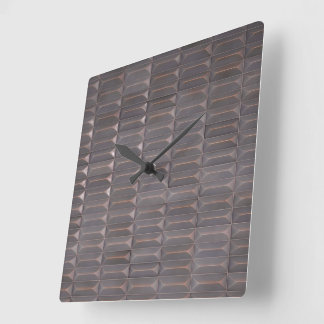 Horloge Carrée 3D Geometric Tile