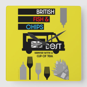 Horloge Carrée 4 juin — Journée du poisson et de la chipe