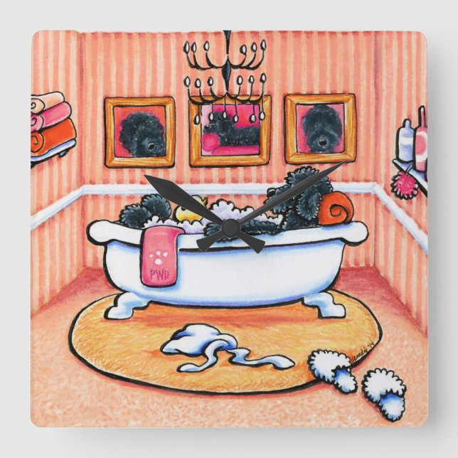 Horloge Carrée 5 minutes de plus (Recto)