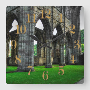 Horloge Carrée Abbaye de Tintern, Monastère cistercien, Pays de G