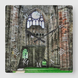 Horloge Carrée Abbaye de Tintern, Monastère cistercien, Pays de G