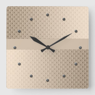 Horloge Carrée Abstract est moderne en termes de soft gradient li