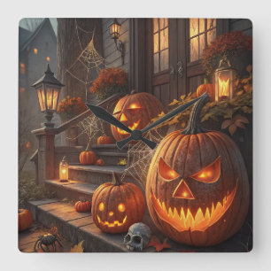 Horloge Carrée Acheter des décorations de citrouille pour Hallowe