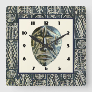 Horloge Carrée Afrique occidentale