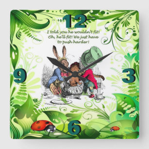 Horloge Carrée Ah, il s'adaptera ! 1