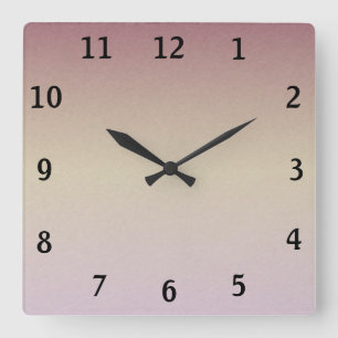 Horloge Carrée Ajoutez une photo faite sur commande avec le