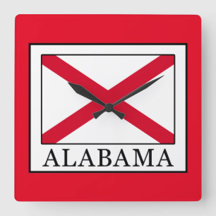 Horloge Carrée Alabama