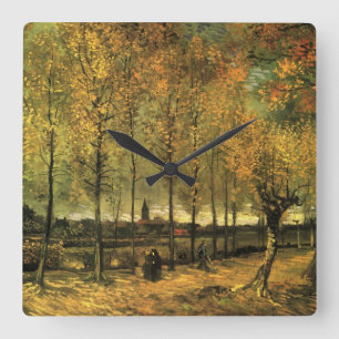 Horloge Carrée Allée aux peupliers par Vincent van Gogh
