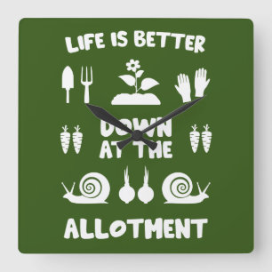 Horloge Carrée Allotissement