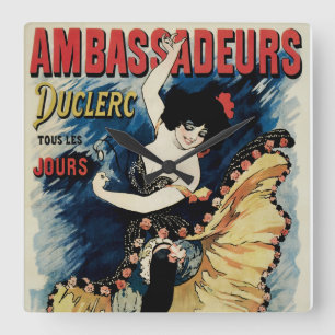 Horloge Carrée Ambassadeurs