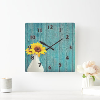 Horloge Carrée Amoureux de nature