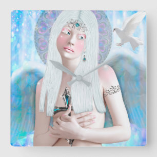 Horloge Carrée Angel Reloj Cuadrado