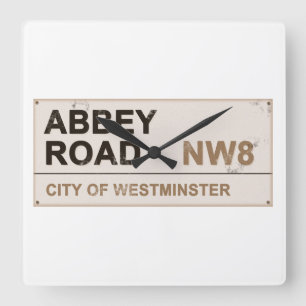 Horloge Carrée Angleterre d'Abbey Road