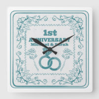 Anniversaire de mariage floral personnalisable ann