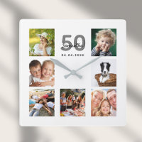 Anniversaire personnalisé famille photo collage ja