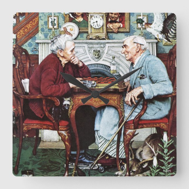 Horloge Carrée April Fool, 1943 (Recto)