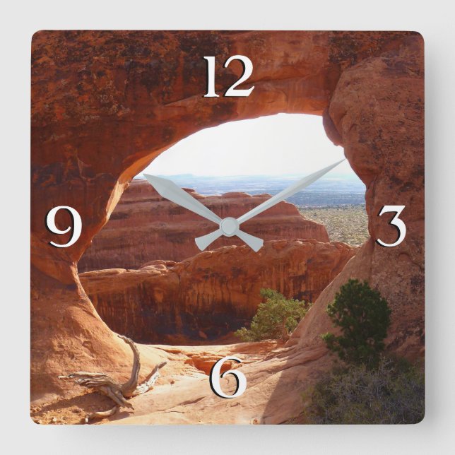 Horloge Carrée Arche de partition au Parc national des Arches (Recto)