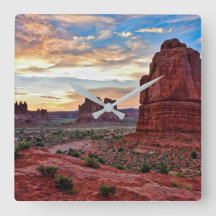 Arcs au coucher du soleil