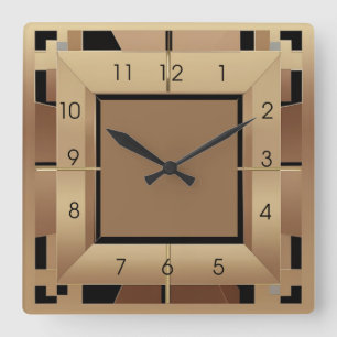 Horloge Carrée Art déco