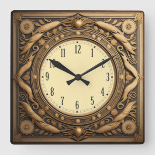 Horloge Carrée Art déco