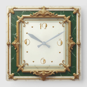 Horloge Carrée Art déco
