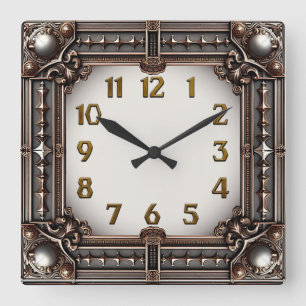 Horloge Carrée Art Déco