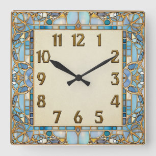 Horloge Carrée Art Déco